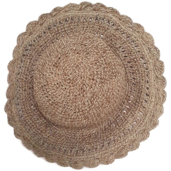 Hemp Sunhat handmade in Nepal - Picture 5 of 5